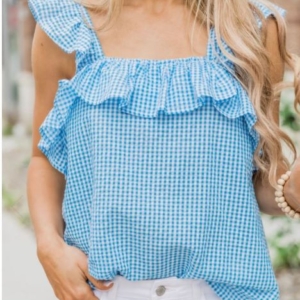 Gingham blouse