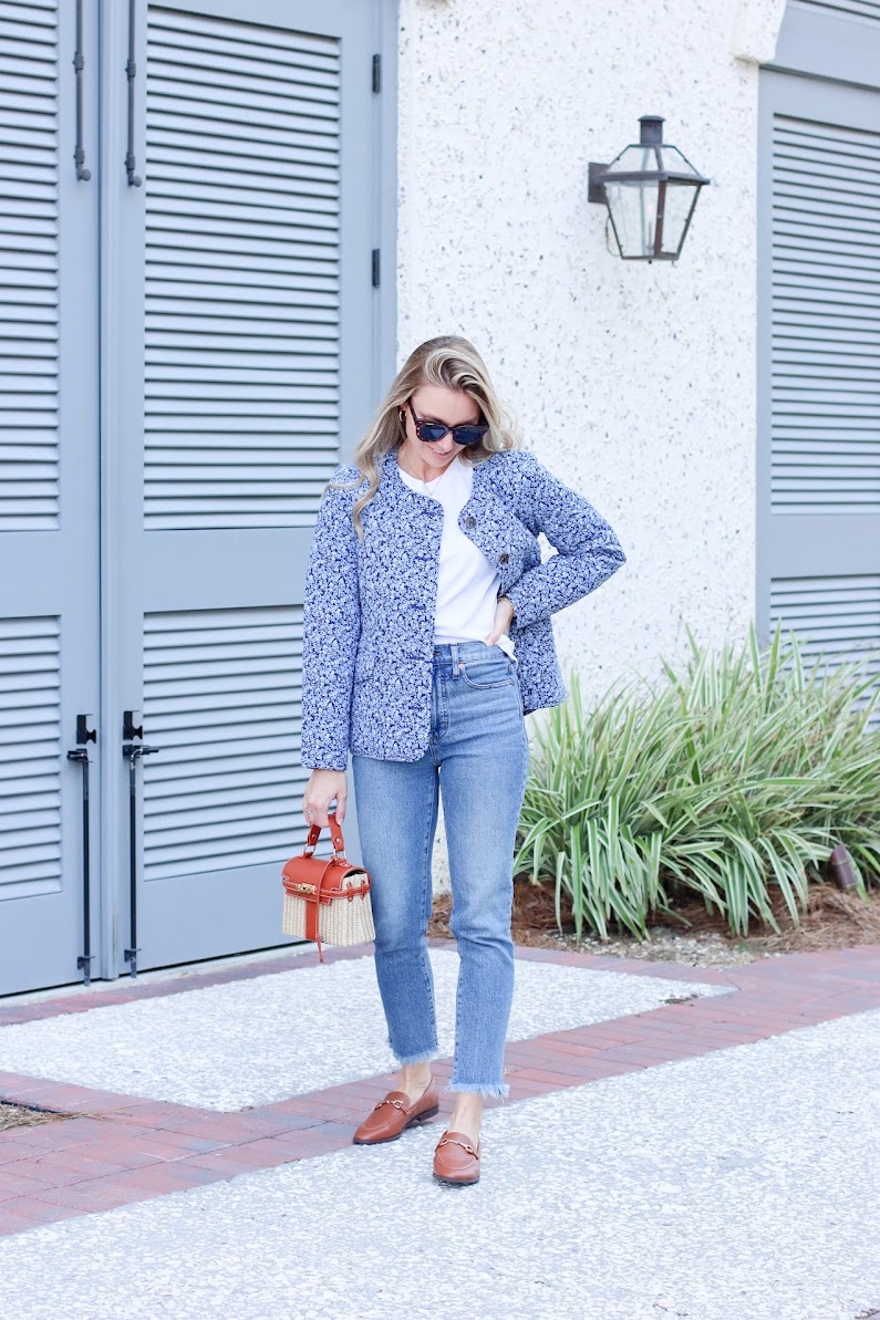 Floral Quilted Jacket SeasideSouthern